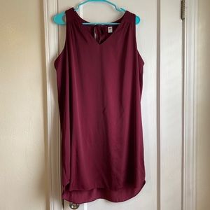 Old Navy Burgundy Dress